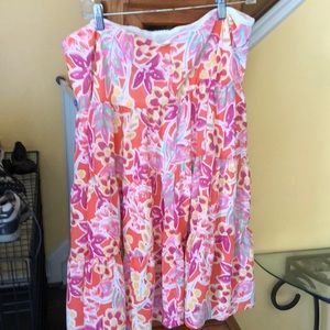 Bright colors summer skirt